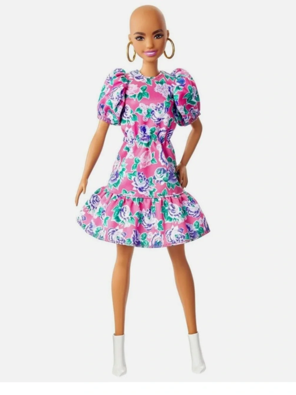 Fashionista Bald Barbie Doll Toy